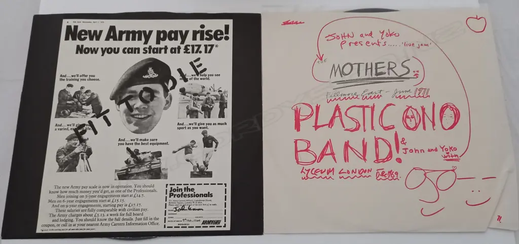 The Plastic Ono Band, Some Time In New York City, (Double Album) Image 1++
